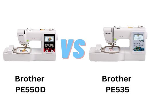 brother pe550d vs pe535